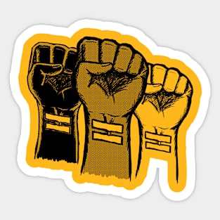 Equality Fists Sticker